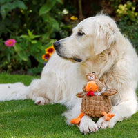 Petface Farmyard Buddies Chunky Chicken Dog Toy