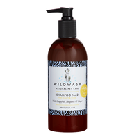 WildWash PRO Fragrance No. 2 Shampoo 300 ml (Grapefruit, Bergamot and Ginger) - wildwash.pet