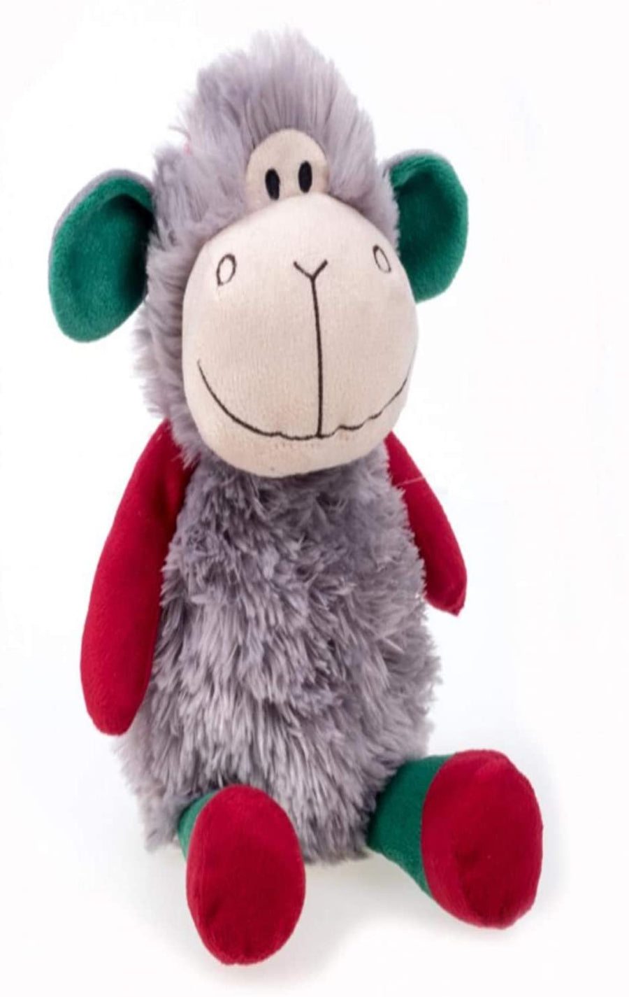 Petface Christmas Sheep Stuffed Squeak Dog/Puppy Toy