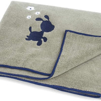 Petface Outdoor Paws Luxury Microfibre Dog Towel Highly Absorbent Cleaning Blanket (100cm x 150cm)