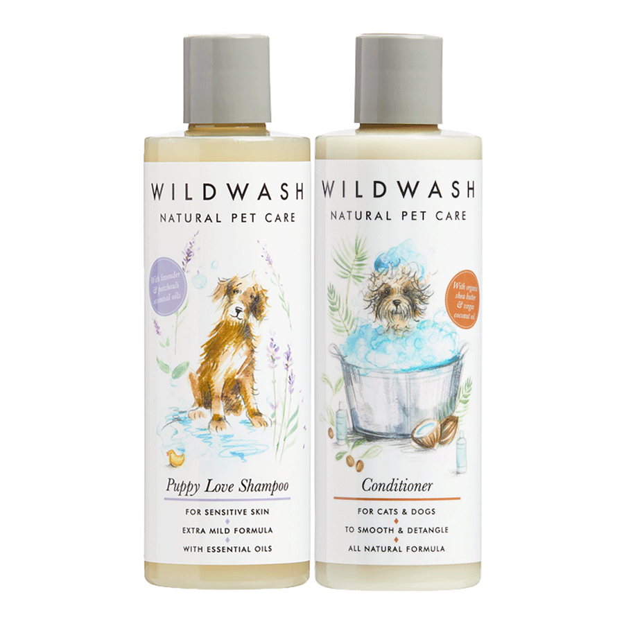 WildWash PET Puppy Love Shampoo + Conditioner Combo